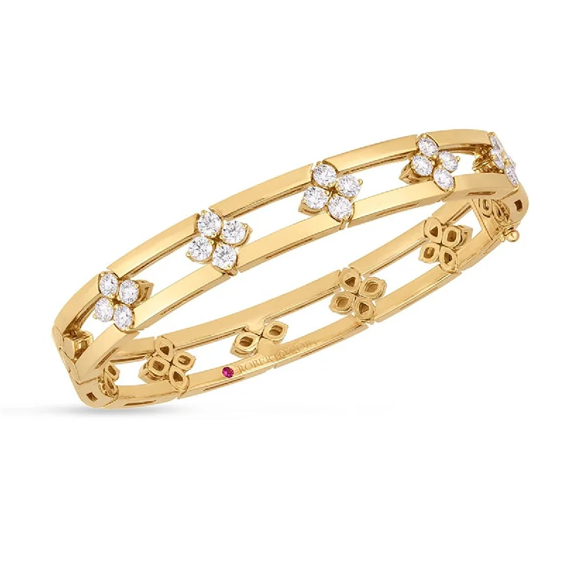 Bangles With Triangular Designs-Love in Verona Bangle with Diamonds