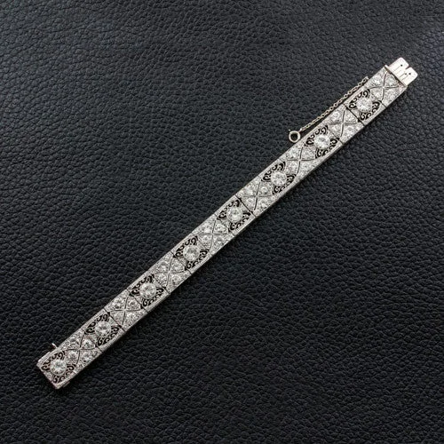 Bracelets For Dazzling Looks-Diamond Estate Bracelet