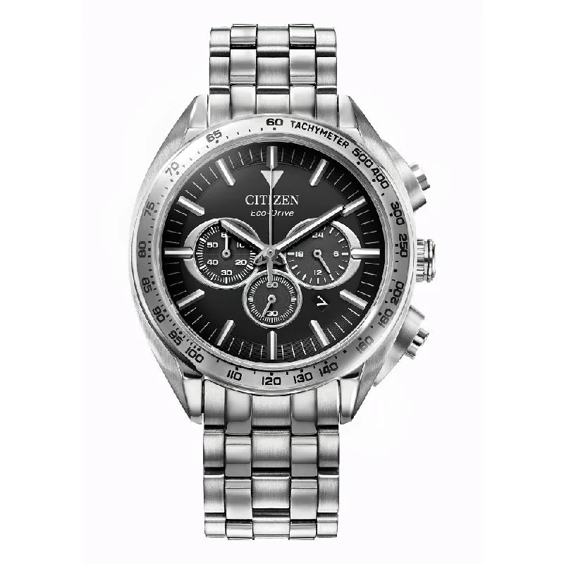 Watches For Mother’s Day-CITIZEN Eco-Drive Sport Luxury Carson Mens Stainless Steel