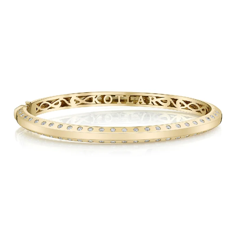 Bangles For New Year’s Eve-Kotlar Signature Burnished Diamond Bangle