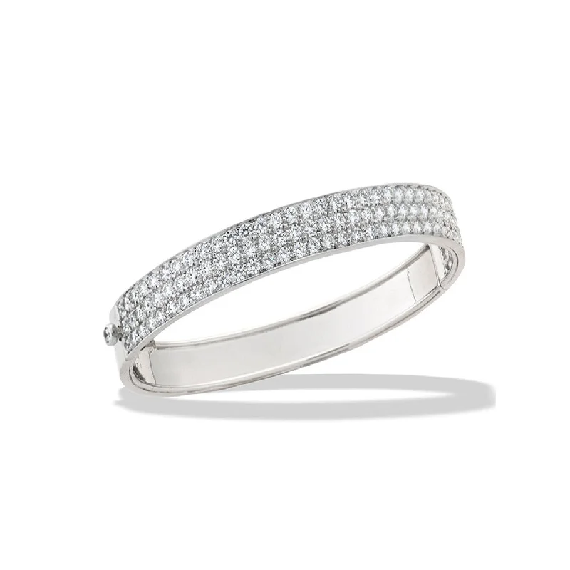 Bangles With Sleek Design-Pav√© Bangle